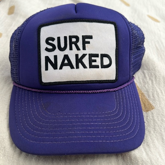 Aviator Nation Accessories - Aviator Nation Surf Naked Purple Trucker Hat